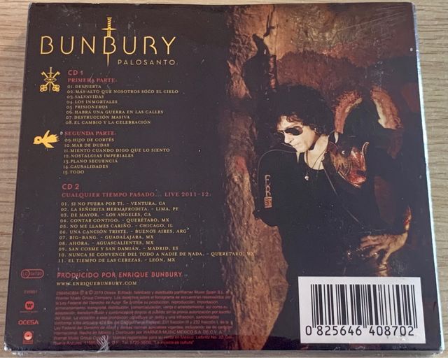 Bunbury Palosanto Doble Cd Mexico 