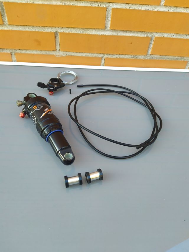 165x38mm + mando remoto.Amortiguador DNM.ENVÍO!!