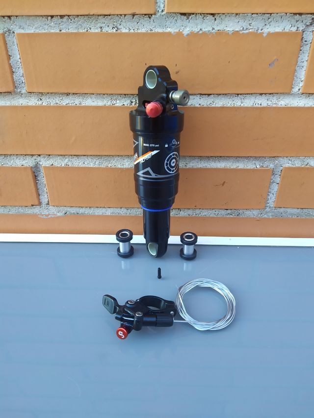 165x38mm + mando remoto.Amortiguador DNM.ENVÍO!!