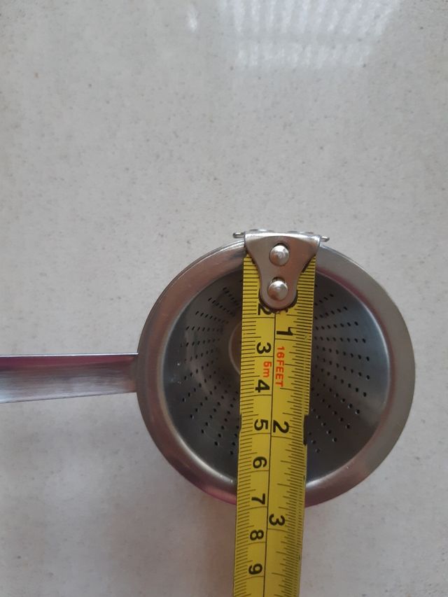 Colador de te acero inoxidable