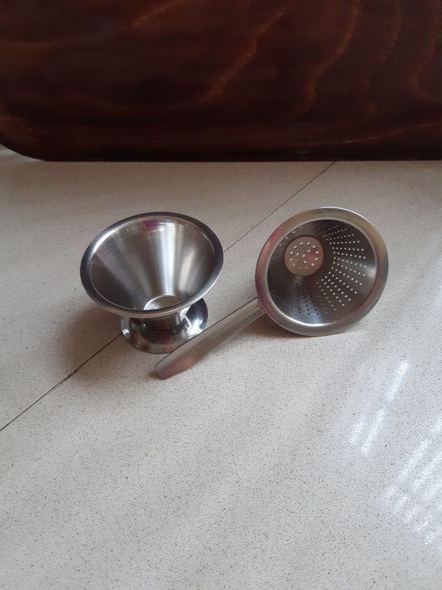 Colador de te acero inoxidable