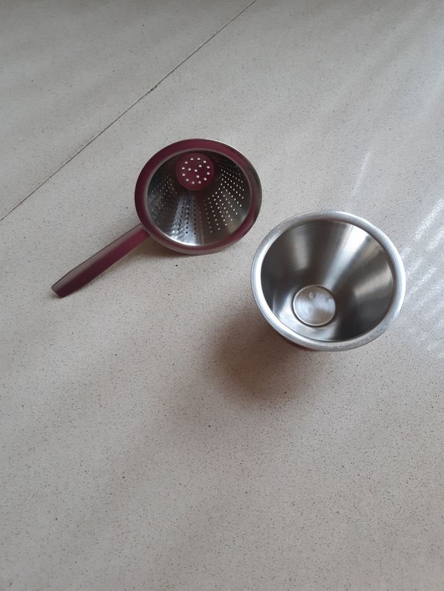 Colador de te acero inoxidable