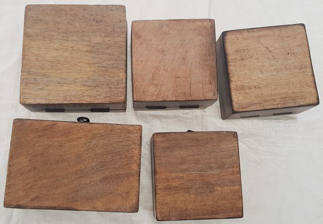 CAJITAS DE MADERA TALLADAS