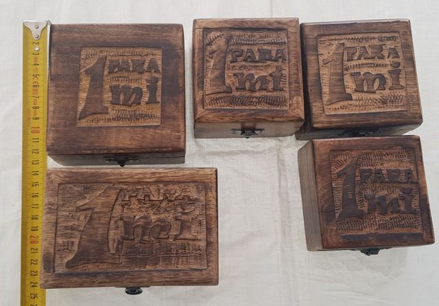 CAJITAS DE MADERA TALLADAS
