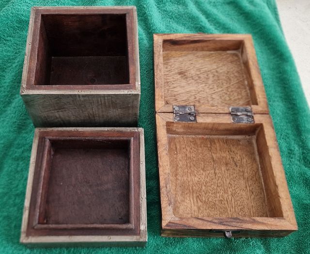 CAJITAS DE MADERA TALLADAS