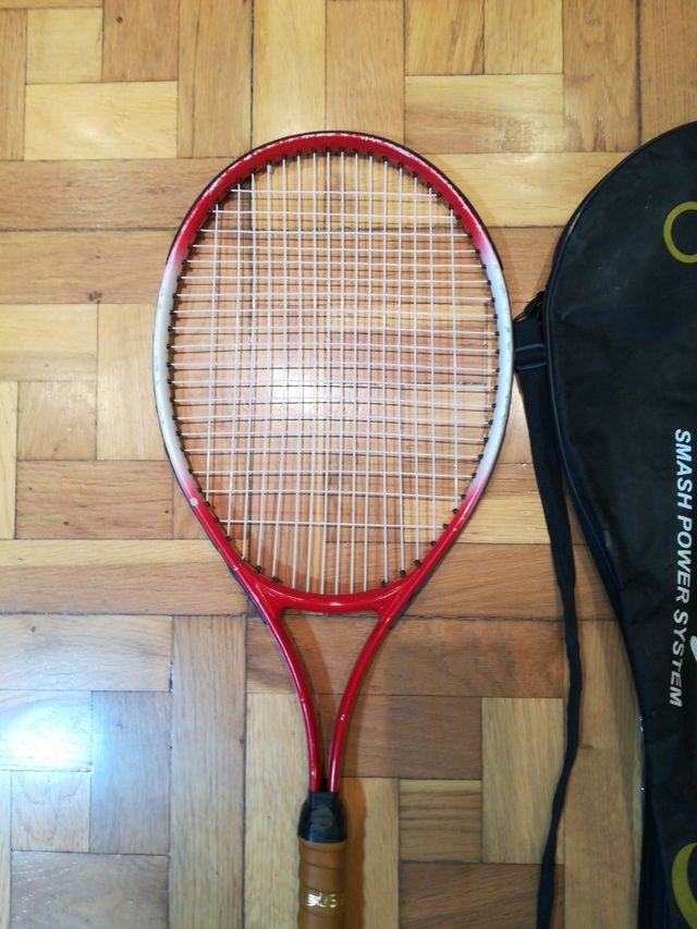 Raqueta con mango nuevo y funda