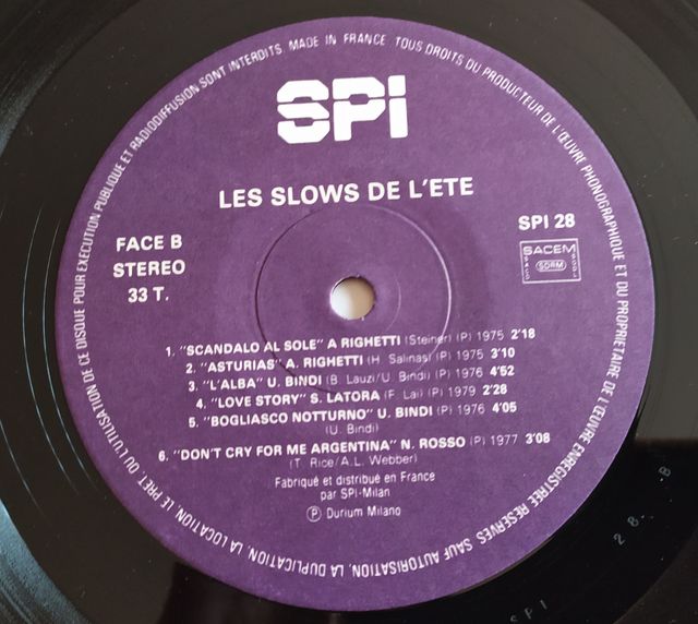 Various - Les slows de l'été - Vintage France - LP