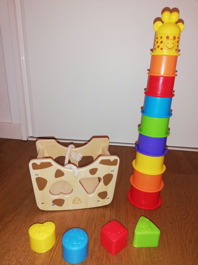 Juguete madera encajables