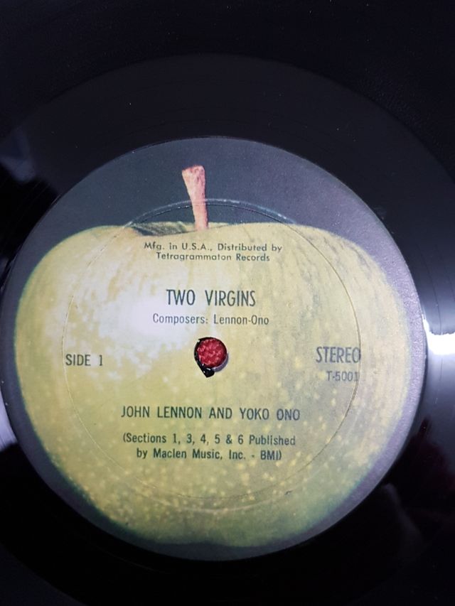 THE BEATLES LENNON UNFINISHED MUSIC N1 TWO VIRGINS