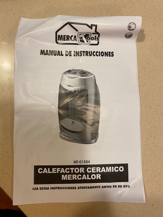 Calefactor cerámico de aire