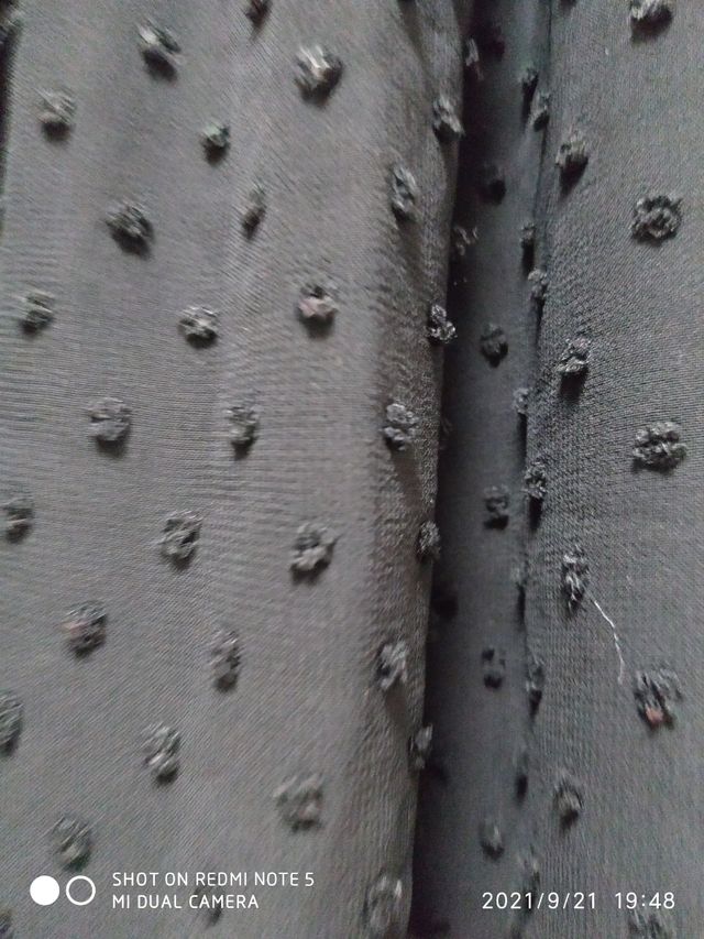 vestido gasa con forro