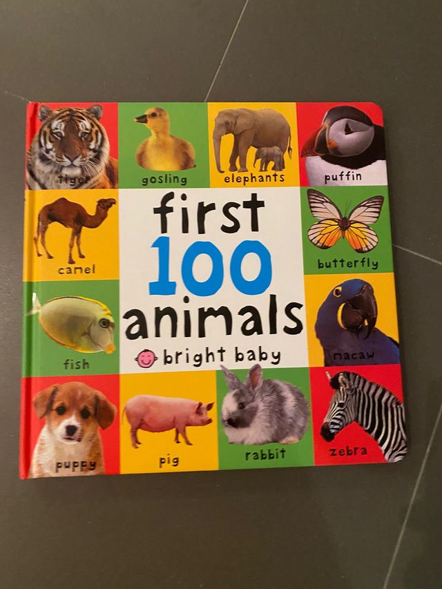 Libro en inglés My firts 100 animals