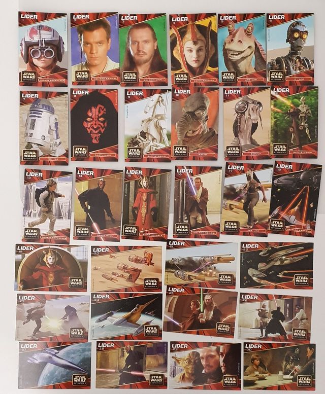 Star wars: coleccion supermercados LIDER Chile