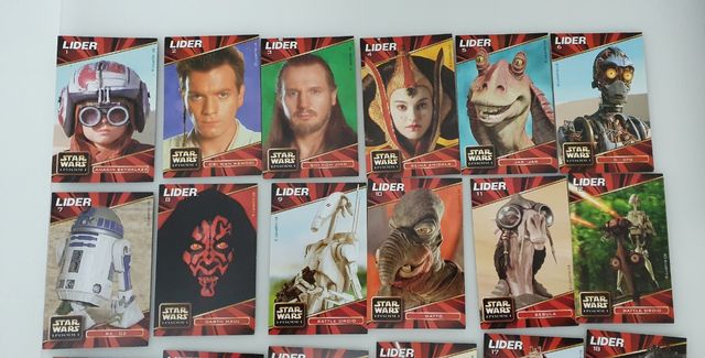 Star wars: coleccion supermercados LIDER Chile