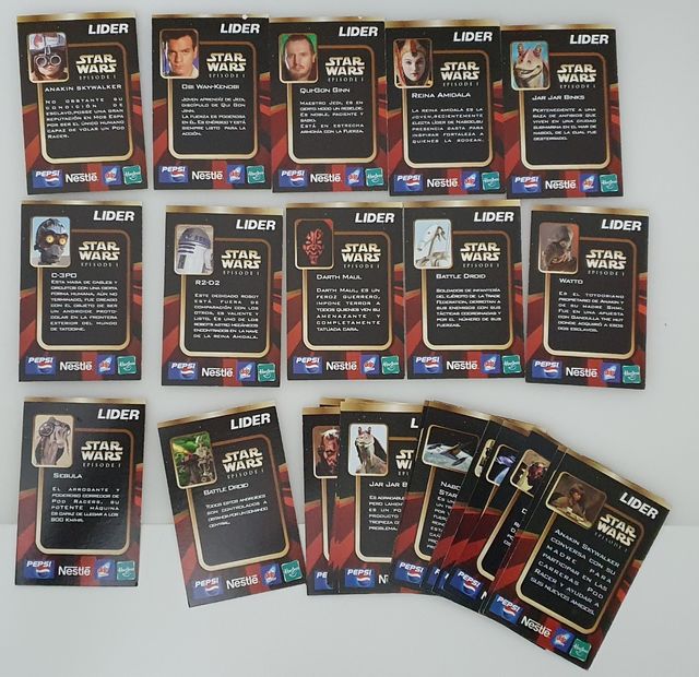 Star wars: coleccion supermercados LIDER Chile