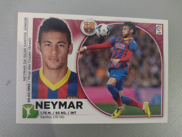 cromo de Neymar