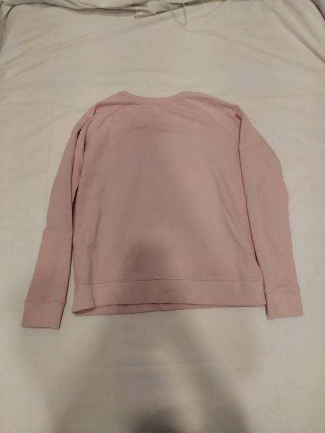 Sudadera rosa claro