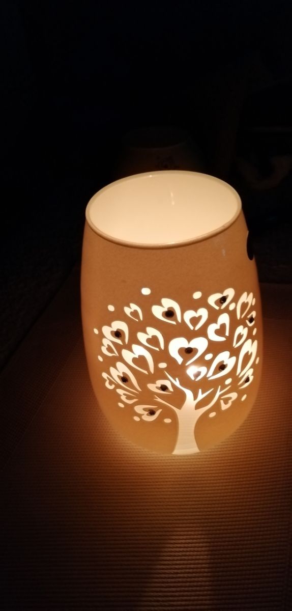 vaso vetro bianco h 18cm con strass