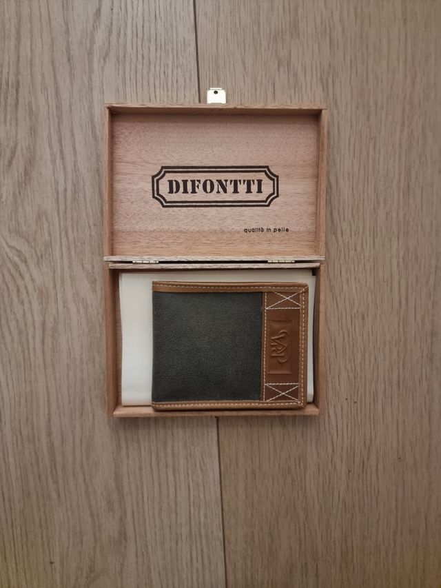 cartera de piel diffonti