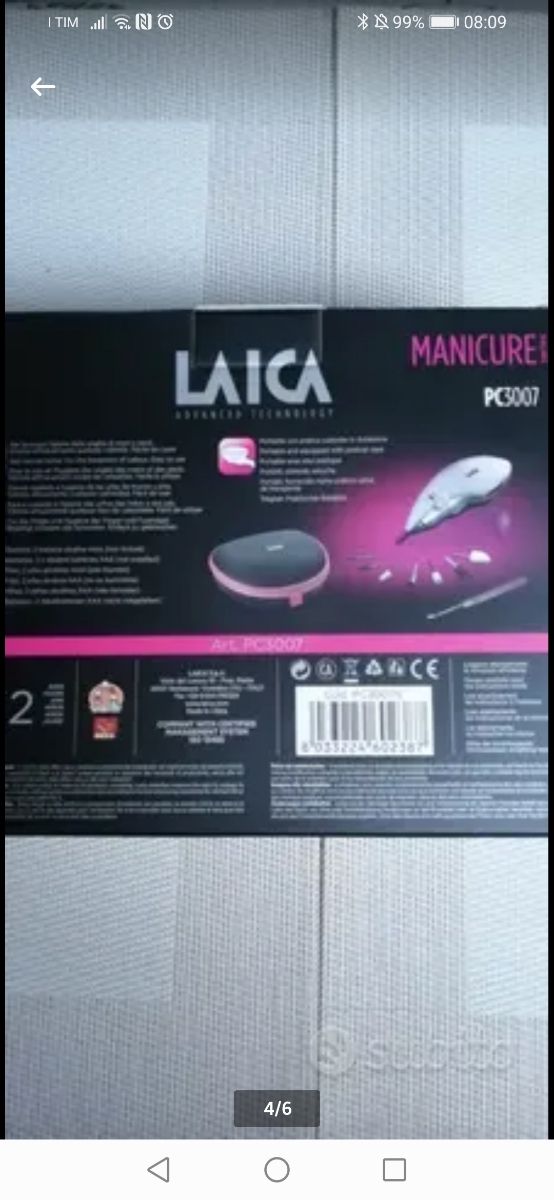 set manicure /pedicure con custodia Laica