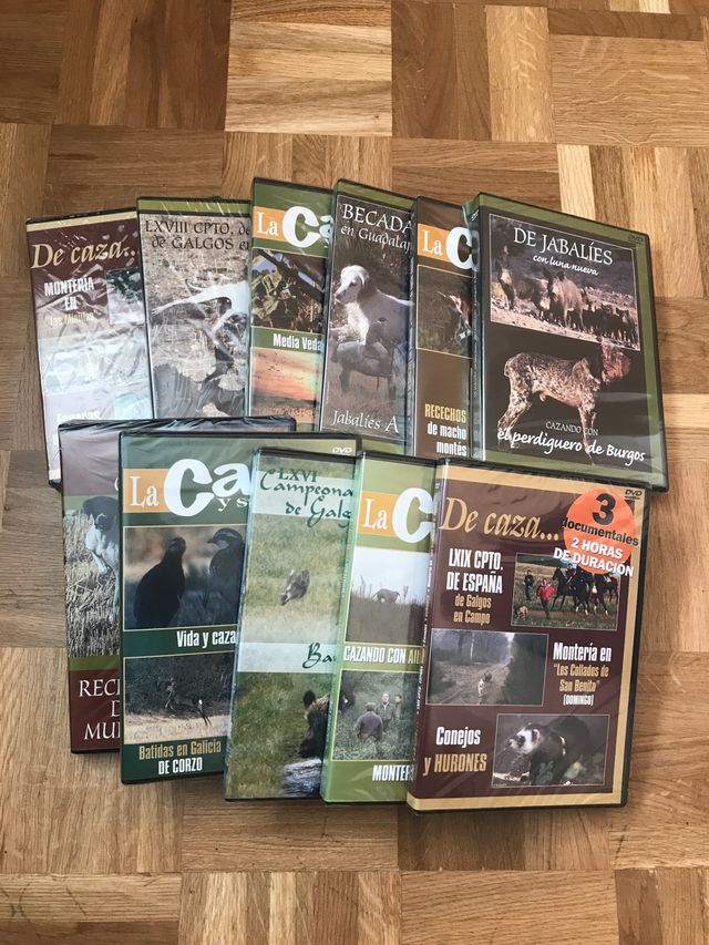 Colección dvds de caza variada