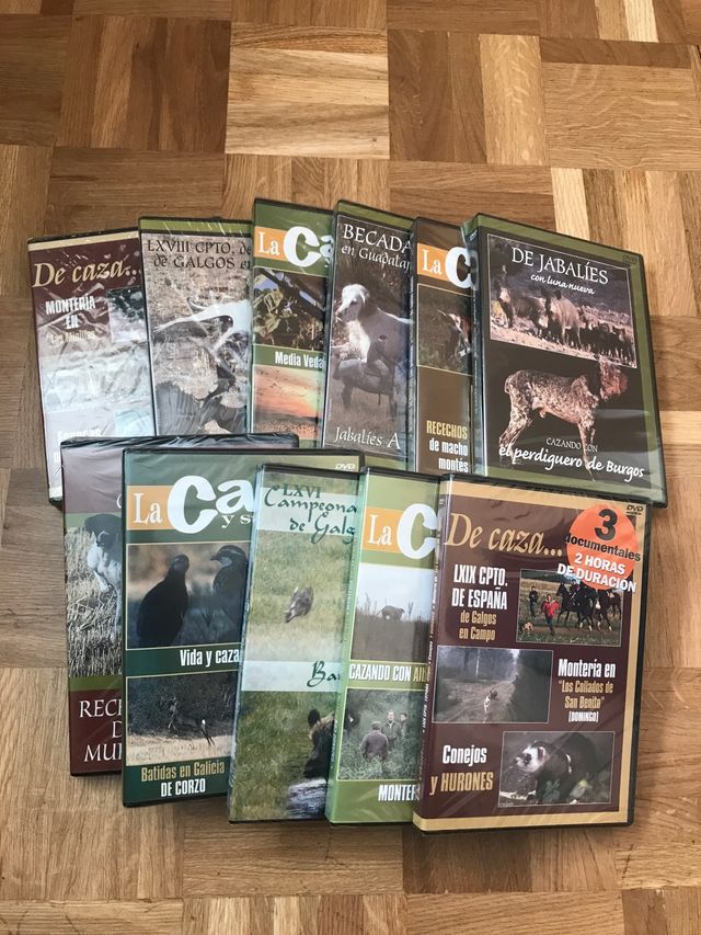 Colección dvds de caza variada