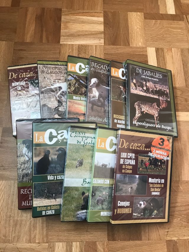 Colección dvds de caza variada