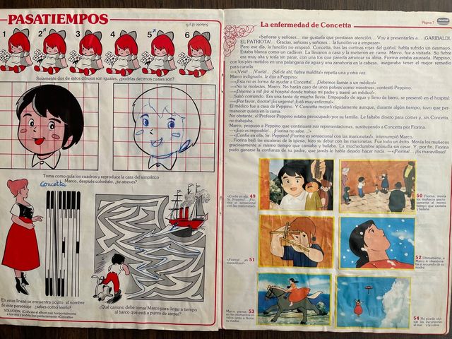 Album di carte collezionabili Danone «Marco»