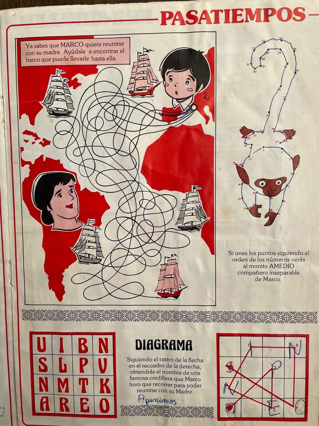 Album di carte collezionabili Danone «Marco»