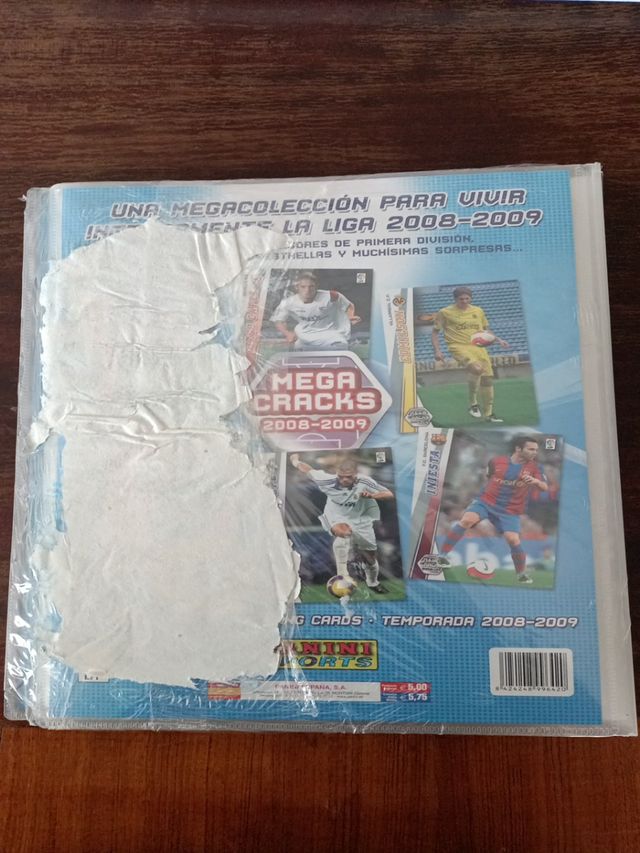 Archivador nuevo Megacracks 2008 2009 08 09 Panini