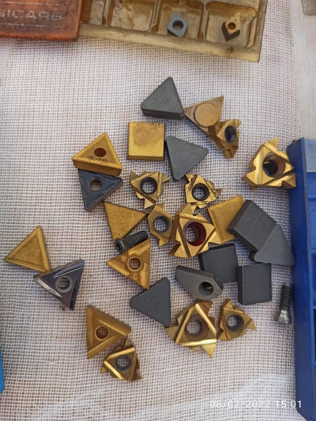 pastillas para tornear acero y roscar