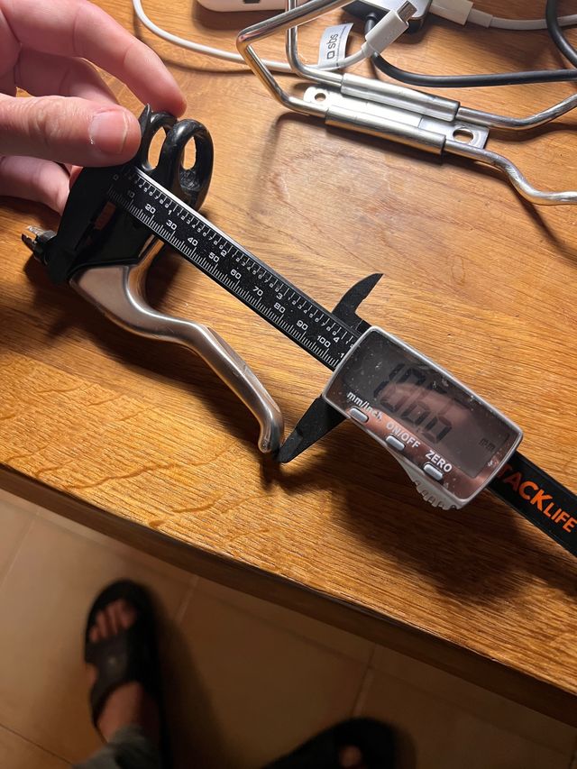 manetas de freno v-brake btt