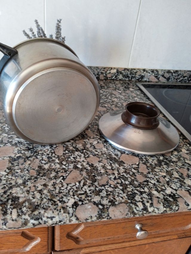 cacerola tartera olla sopera 21 por 12.5 alto