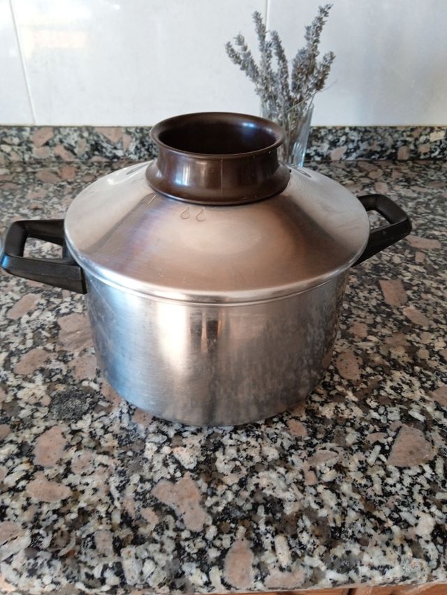 cacerola tartera olla sopera 21 por 12.5 alto