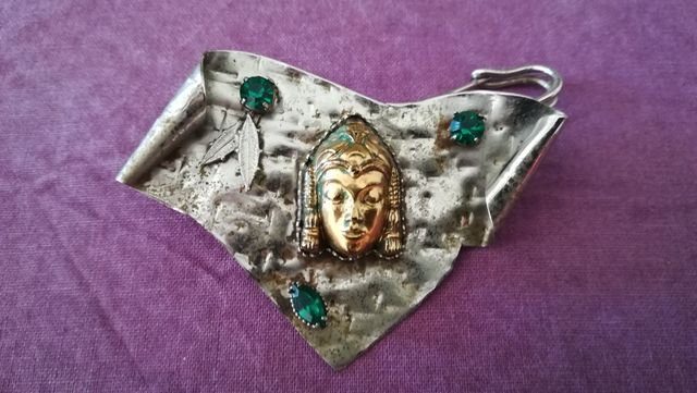 Broche hippie años 70