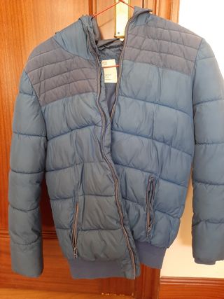 Cazadoras. Abrigos Zara Azul talla 12 years - XS UK de en Poliéster -  15588692