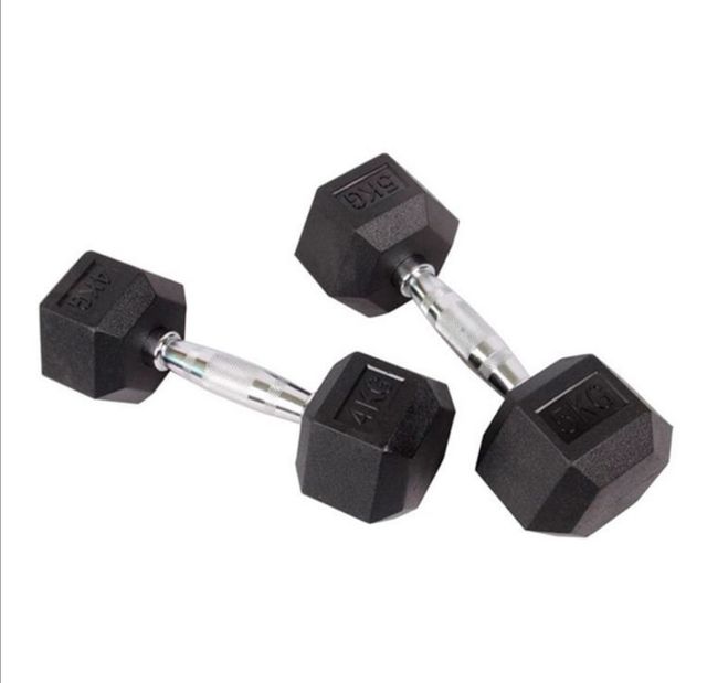 Mancuernas hexagonales 1kg a 45kg 
