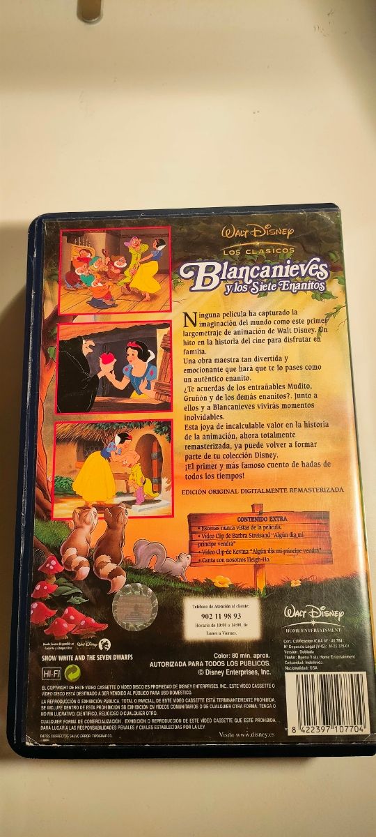 Blancanieves VHS