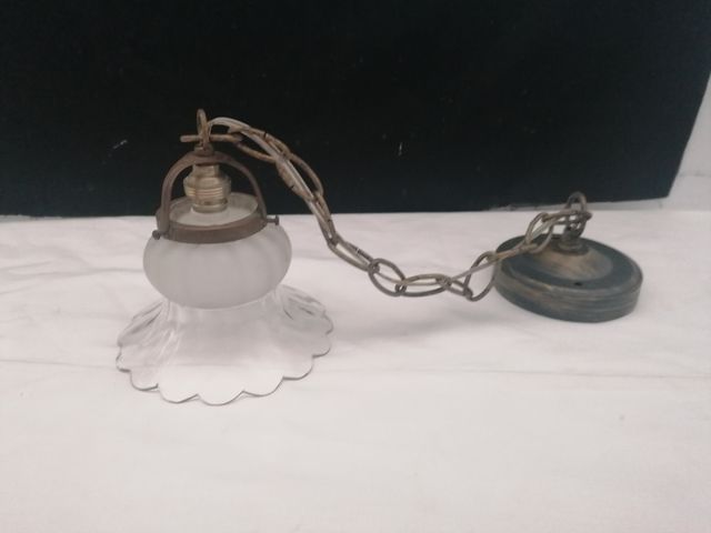 Lámpara de techo antigua art deco