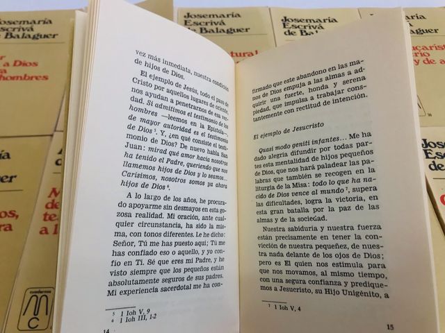 COLECCION LIBROS ESCRIVÁ DE BALAGUER CRISTIANOS