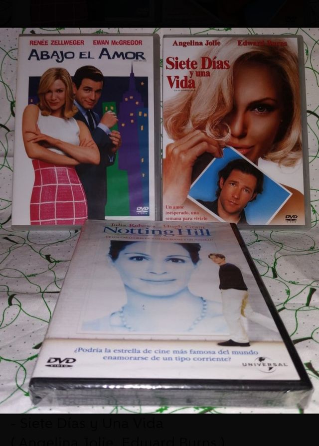 Pack3 Películas Dvd Buen Estado Comedia Románticas