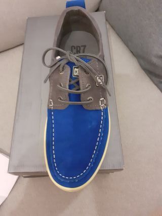 Náutico azul marca cr7 de segunda mano por 35 EUR en Las Rosas en WALLAPOP