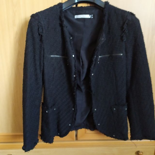 Chaqueta negra Stradivarius