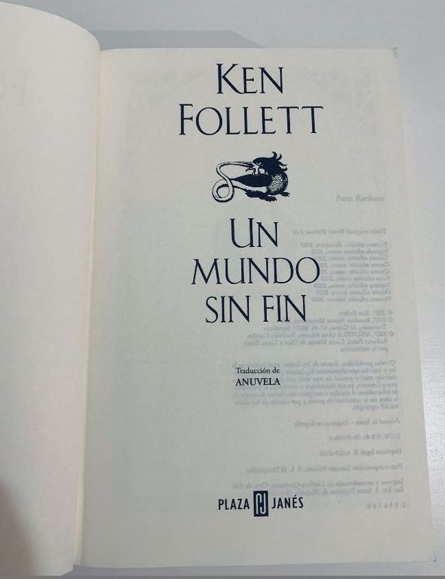 Un Mundo sin fin - KEN FOLLET 1.182 Pág.
