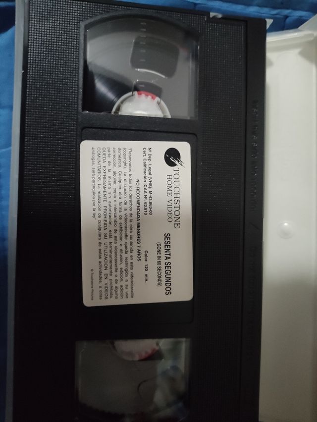 Película VHS 60 segundos
