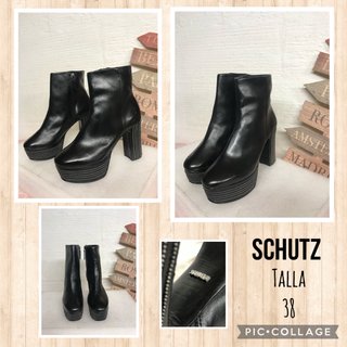 BOTIN PIEL NEGRO TALLA 38 schutz
