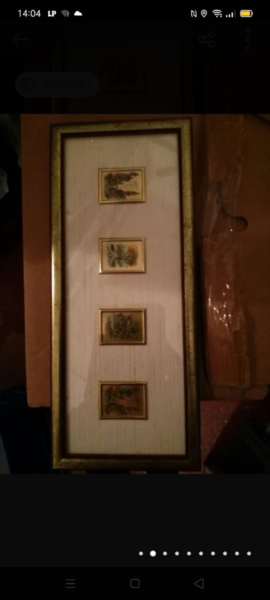 lote de cuadros antiguos