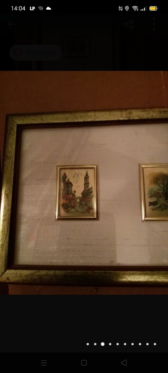 lote de cuadros antiguos