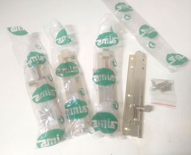 Cerrojo de aluminio dorado