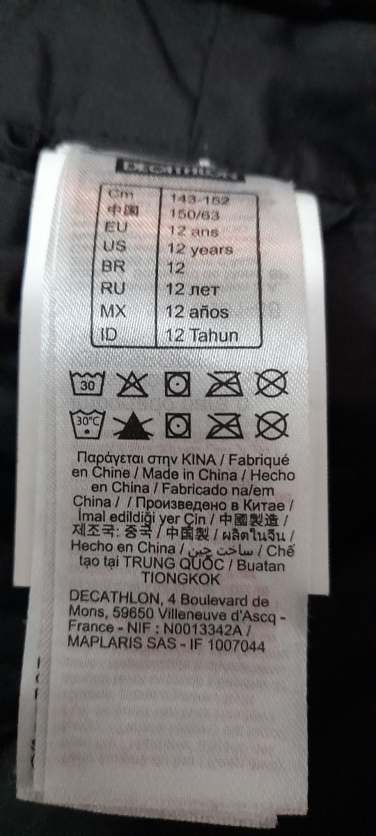 Pantalón esquí talla 12 (niñ@s)